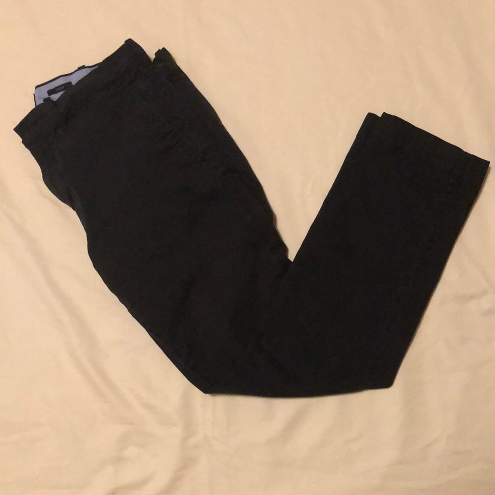 JCrew Flex Chino Driggs 30 x 30 black pants